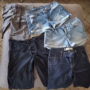 Lot of 4 Women's/Junior's Short & 1 pair of Pants